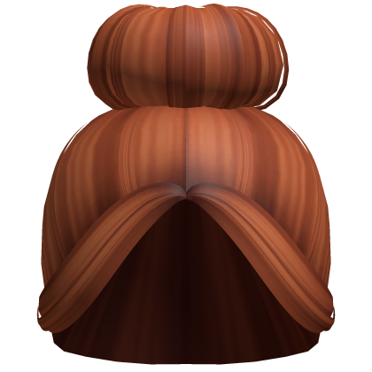 -',ৎ Cheerleader Sock Bun with Bangs in Ginger