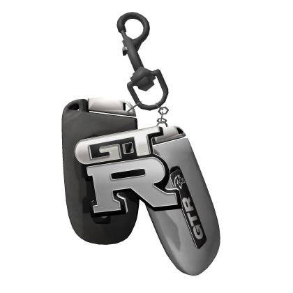 white race car keys