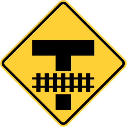Crossing and T Sign Roblox decal