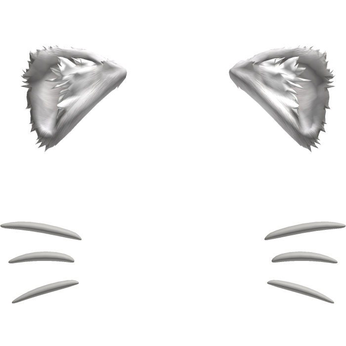 White cat ears filter