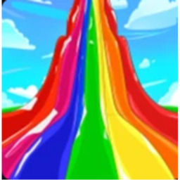 Super Easy Rainbow Obby!