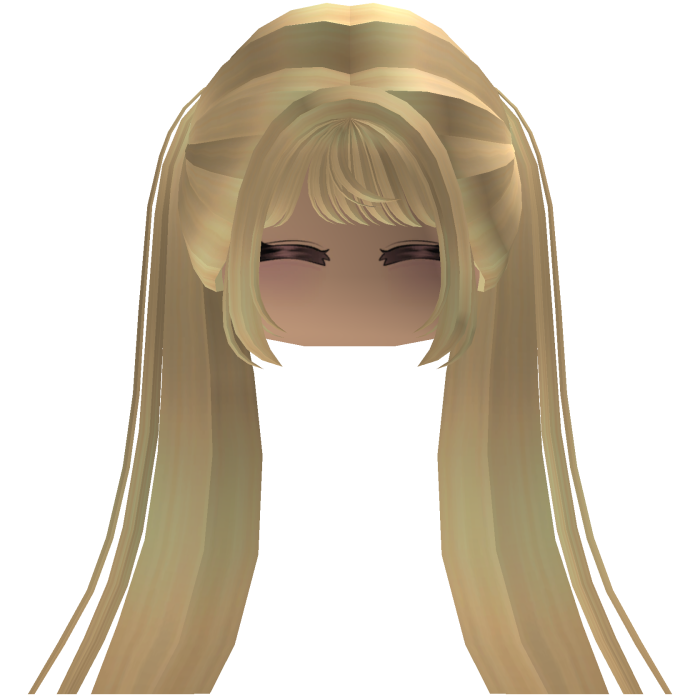 Cute emo y2k hair fluffy (blonde)