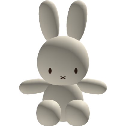 White Miffy Waist Plushie Plush