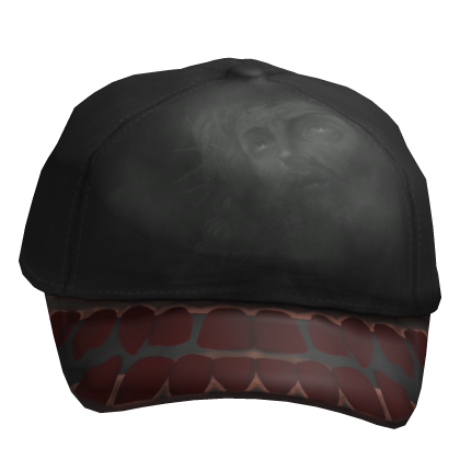 Baseball Cap W/ Red Teeth