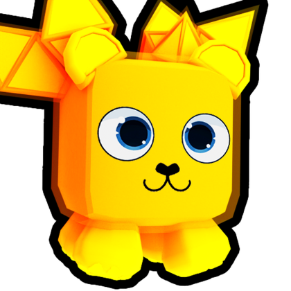 Gold Crystal Panda