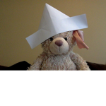team paper hat...........