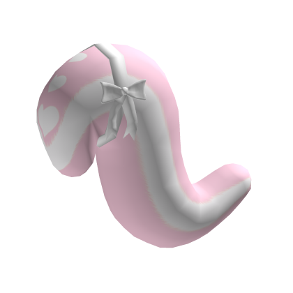 ♡ Small Cute Kawaii Heart Baby Pink Skunk Tail ♡