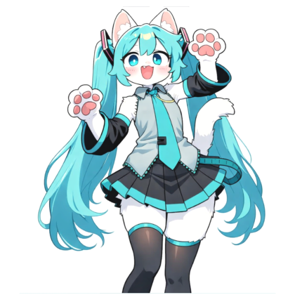 Cute Hatsune Miku Anime Cape