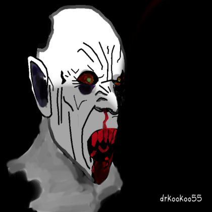 my new new Horror face for challenge Roblox decal
