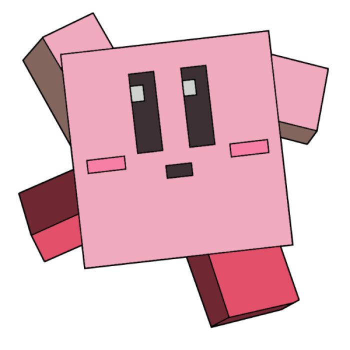 Minecraft Kirby (Smash Ultimate) Roblox decal