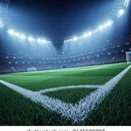 ultra realistic soccer field