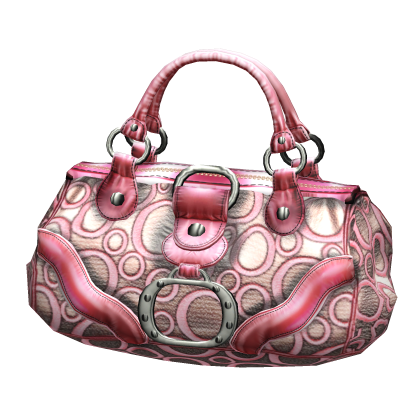 2000s Vintage Luxury Designer "O" Purse (Pink) Roblox item