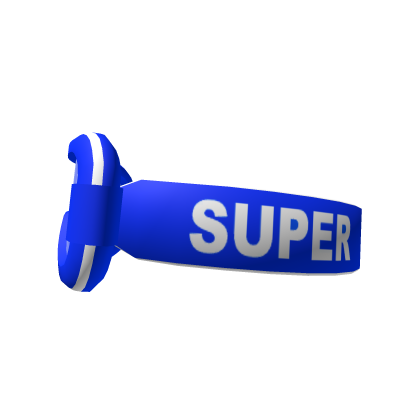 SUPER! Blue Goggles (Sideways)
