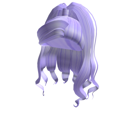 Ponytail Hair Purple Roblox item