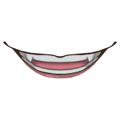3D Fanged Smile