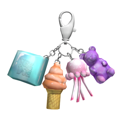 Needoh Squishy Toy Keychain thumbnail