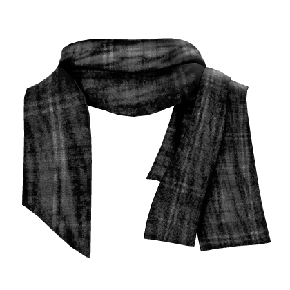 grey plaid neck scarf Roblox item