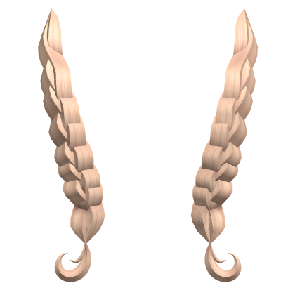 ✅Shoulder Braids Hair Extension | Blonde Roblox item