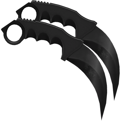 Black Dual Karambits