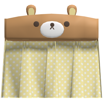 match rilakkuma brown bear baby yellow polka dots
