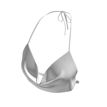 White Draped Halter Top