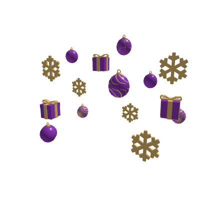 Gold Purple Christmas Aura