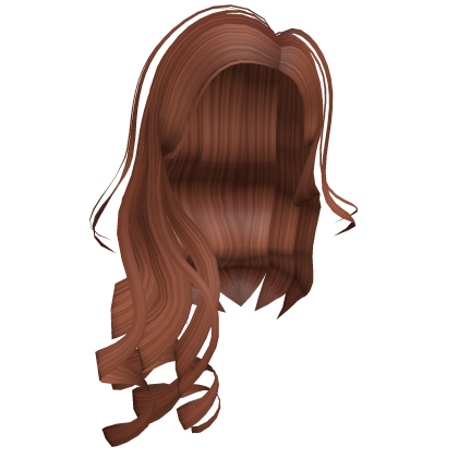 Stylish Ginger Curly Hair Roblox item