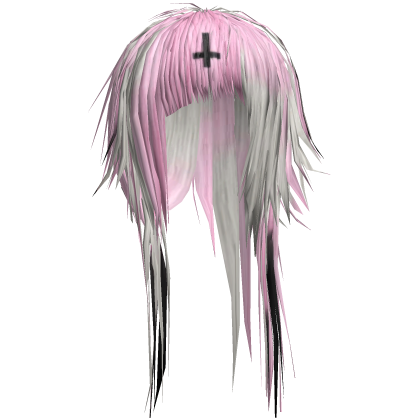 Messy Miscut Bangs (Pastel Pink/Blonde/Black)