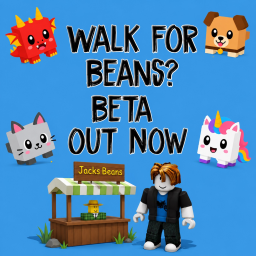 ⚡ Walk for a Bean ⚡- New Worlds, Pets + Free VIP