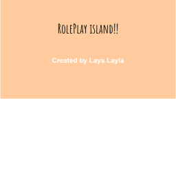 ROLEPLAY ISLAND (BETA VERSION)