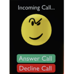 incoming call!