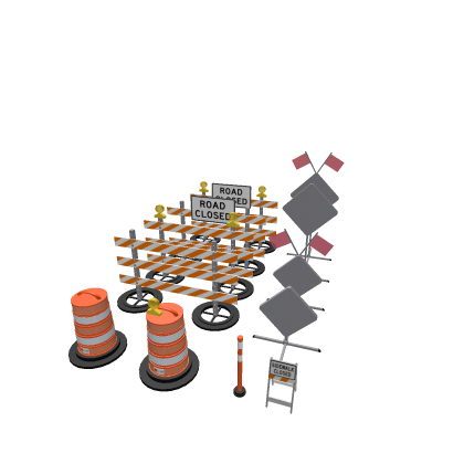 Road Sign Construction Kit