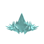 Blue crystal crown