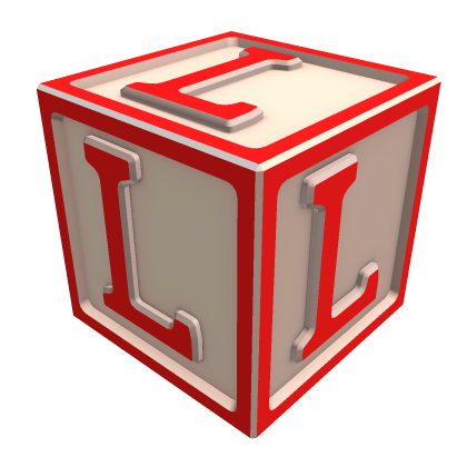 L Alphabet Block Letter