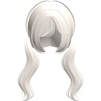 (˶ᵔ ᵕ ᵔ˶) sweet blonde wavy fluffy low pigtails Roblox item