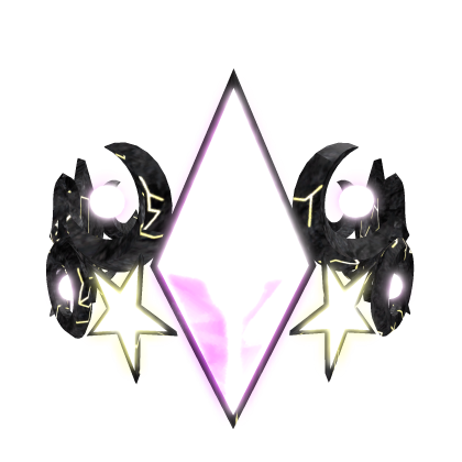 Glowing emissive Crown fractured Roblox item
