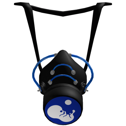 (Blue) Fötus x Aika Gas Mask Around Neck Roblox item