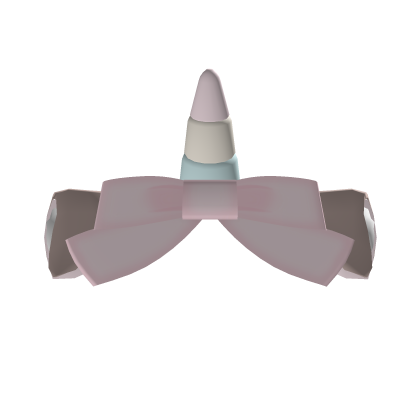 cutecore unicorn horn kitty bow soft milktea