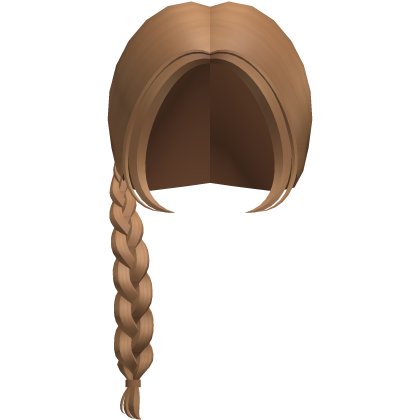 ♡ cute low long single braids in caramel Roblox item