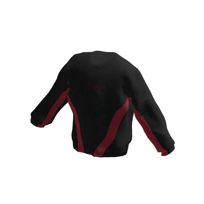 Black & Red Graphic Sweater