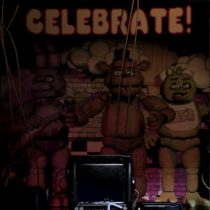 Five Nights at Freddy's Celebrate Poster Roblox decal