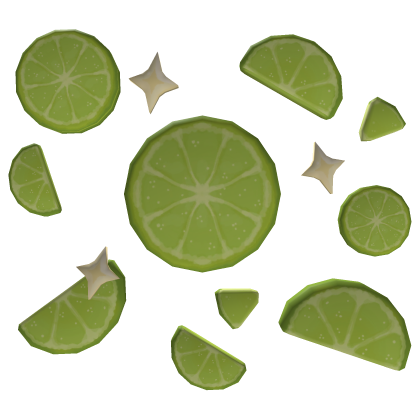 Cute Scattered Fruit Limes Roblox item