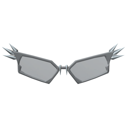 White y2k glasses