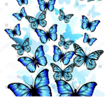 Shine butterflies