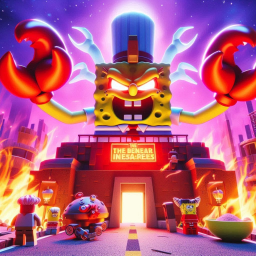 Evil SpongeBob Escape Obby Parkour