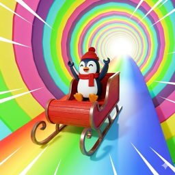 Slide 99,999 Miles as a PENGUIN!