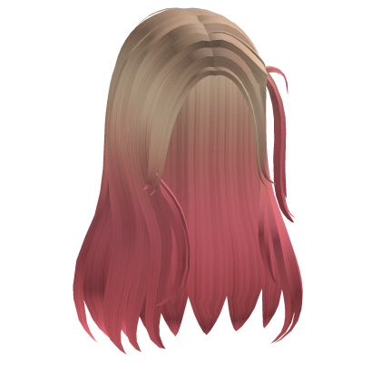 Blonde to Pink Elegant Girl Hair Roblox item