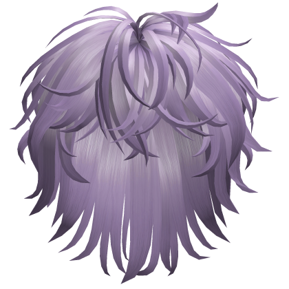 Tousled Layered Shag Hair - Lavender