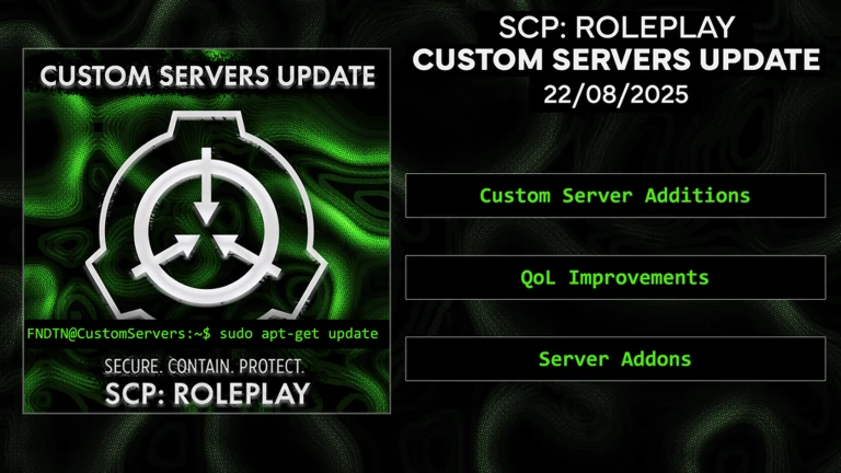 Custom Servers Update