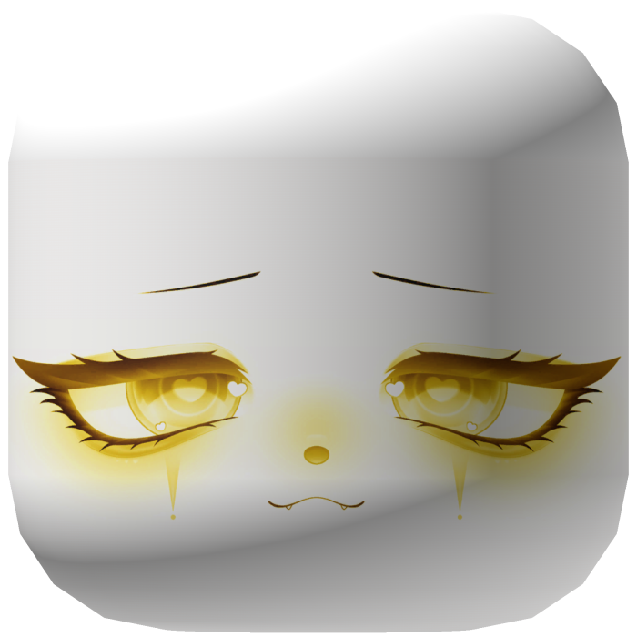 Sad Yellow Jester Face